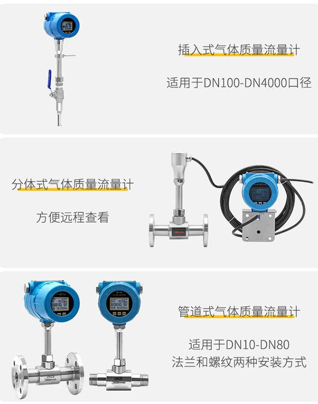 熱式氣體質(zhì)量流量計(jì)安裝方式分類(lèi)圖