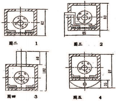 玻璃管雙色液位計(jì)外形尺寸圖